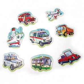 Макси-пазлы – Машинки, 8 развивающих картинок (Умка, 4690590110065sim)