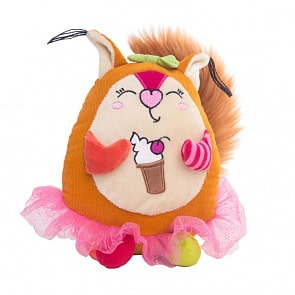 Мягкая игрушка - Белочка с капкейком, 15 см. (Gulliver, 51-T78048A1)