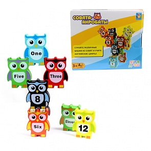 Настольная игра Игродром - Совята-акробаты (1toy, Т13551)