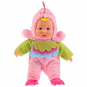 Пупс озвученный Юляша в костюме Петушка, с песней и 3 стихами А. Барто, 33 см. (Карапуз, HDL1469-1-RU)