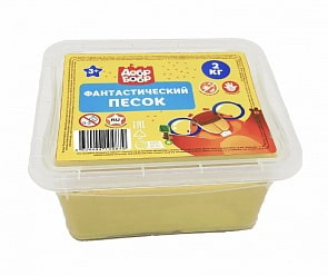 Фантастический песок, желтый, 2 кг (1Toy, Т12850)
