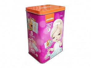 Магнитные пазлы-игра Куклы-2, 45 деталей (Puzzlika, 14293)