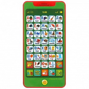 Телефон Азбука М. А. Жуковой 150 песен вопросов и звуков (Умка, HT830-R)