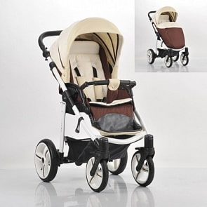 Детская прогулочная коляска Nico, шасси белая/BIA, цвет - SL214 (Bebetto, WB142_SL214)