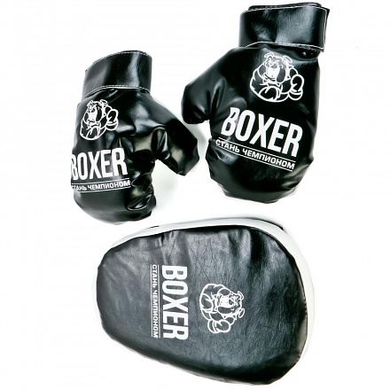 Боксерский набор №7: лапа и перчатки  