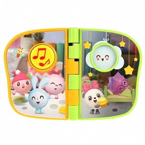 Развивающая игрушка Малышарики - Моя первая книжка, 25 рассказов и песен, свет и звук (Умка, WD3739-R1)