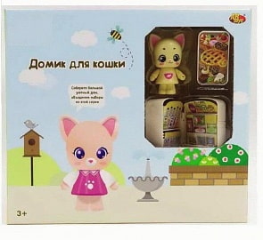 Игровой набор Уютный дом - Домик для кошки. Кухня (ABtoys, PT-01313)