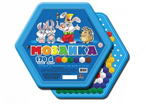 Мозаика шестигранная 170шт (Десятое королевство, 00958ДК)  Мозаика шестигранная 170шт (Десятое королевство, 00958ДК)