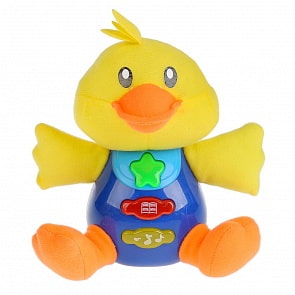 Обучающая игрушка – Уточка, со стихами А. Барто, песенкой из м/ф, свет, звук (Умка, YL999R)