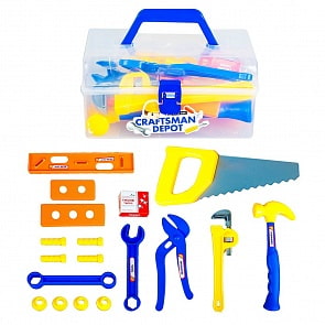 Набор инструментов, 18 предметов, чемодан (Наша Игрушка, 6401-3)