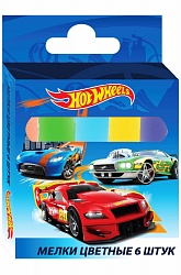 Мел цветной - Hot Wheels, 6 штук (Centrum, 89102) - миниатюра