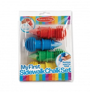 Набор из 4-х цветных мелков с держателем (Melissa&Doug, 9313_md)