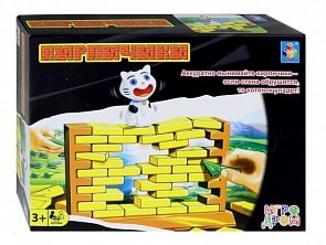 Игра настольная Игродром – Кирпичики (1toy, Т13548)