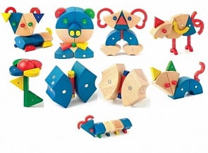 Конструктор – Животные, 39 деталей (Genii Creation, AN10039k)