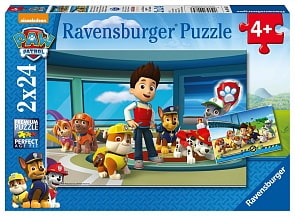 Пазл - Щенячий патруль: полезные ищейки, 2 х 24 элемента (Ravensburger, R09085)