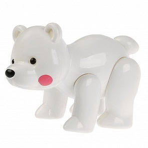 Развивающая крутилка Медведь, белый цвет (Умка, S142-R1)
