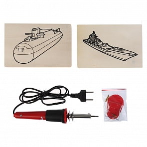 Набор для выжигания - Военные корабли (Multiart, A02738TECH7-R)