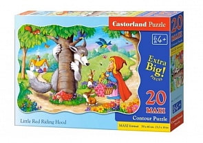 Пазл Красная шапочка, 20 маxi элементов (Castorland, C-02337)