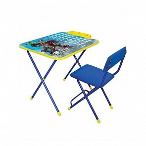 Набор мебели Marvel 2 - Команда Мстители, голубой (Nika, D2A)