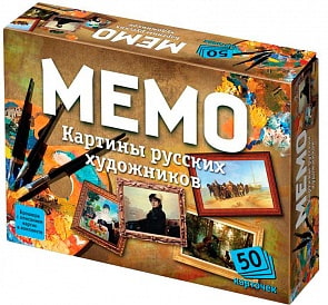 Настольная игра Мемо – Картины русских художников (Бэмби, 7206)