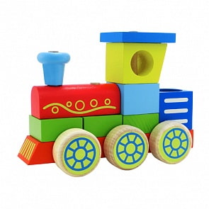 Конструктор-каталка Паровоз (Алатойс, ККП01)