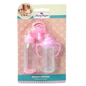 Набор аксессуаров - Уроки заботы, блистер, 3 предмета (Mary Poppins, 452126)