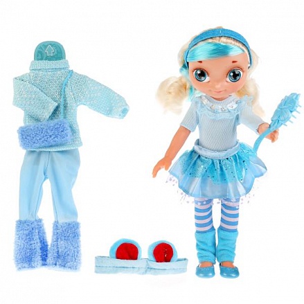 Кукла озвученная из серии Сказочный патруль – Снежка, 33 см., с набором одежды 