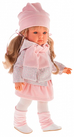 Кукла Эстефания в розовом, 45 см 
