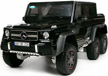 Электромобиль ToyLand Mercedes Benz G63 6х6, цвет - черный 