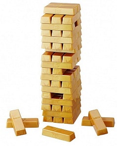 Настольная игра - Дженга Голд (Hasbro, B7430EU4)