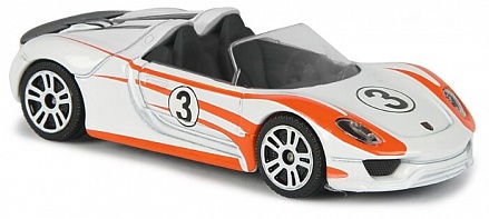 Модель гоночного автомобиля - Porsche 918 Spyder, 7,5 см 