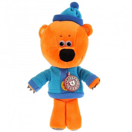Мягкая игрушка Ми-ми-мишки - Медвежонок Кеша, 22 см в зимней одежде, музыкальный чип 