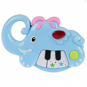 Музыкальный слоненок с пианино, стихи А. Барто, со светом (Умка, WD3637-R1)