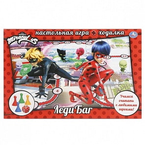 Настольная игра-ходилка Леди Баг (Умка, 4690590124932sim)