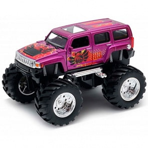 Модель машины – Hammer H3 Big Wheel Monster. 1:34-39 (Welly, 47001S)