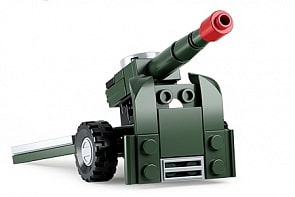 Конструктор - Пушка, 38 деталей (Sluban, M38-B0596C)
