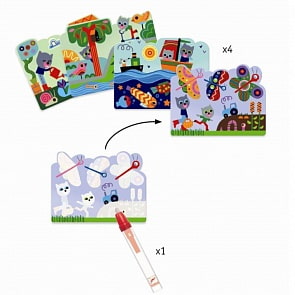 Набор для творчества - В моем саду (Djeco, 09063)