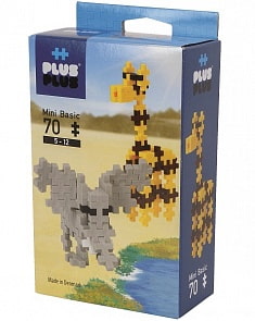 Разноцветный конструктор для создания 3D моделей - Сафари (Plus Plus, 3751)