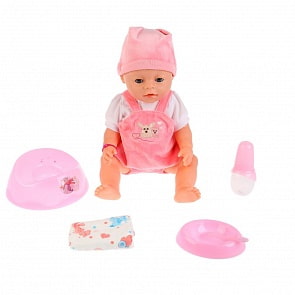 Интерактивный пупс, пьет и писает, с аксессуарами, 43 см (BL023N)