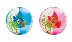 Мяч пляжный – Рыбки, диаметр 61 см (Intex, 58031sim)