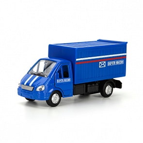 Металлическая инерционная машина – Газель, Почта России, 12 см (Технопарк, SB-16-42-K1-WBsim)