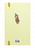Блокнот Маленький Принц с резинкой, формат А5, желтый  - миниатюра №1