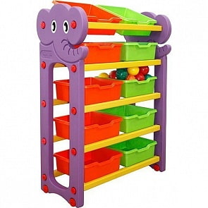Стеллаж для хранения игрушек, 5 секций (Happy Box, JM-809C)