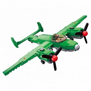 Конструктор - Самолет с фигуркой, 311 детали (Sluban, M38-B0688)