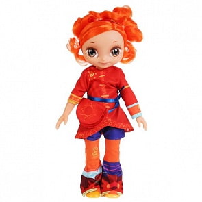 Кукла озвученная Аленка 32 см Сказочный патруль 15 песен и фраз из м/ф с набором для волос (Карапуз, ST20-32-A-ACCSET-RU)