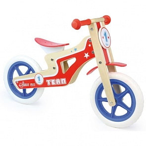 Беговел двухколесный, цвет красно-синий (Vilac, V1025)