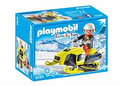 Игровой набор из серии Зимние виды спорта - Сноумобиль (Playmobil, 9285pm) - миниатюра