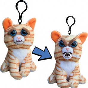Кошка рыжая из серии Feisty Pets 11 см., с карабином (Goliath, FP002M) Кошка рыжая из серии Feisty Pets 11 см., с карабином (Goliath, FP002M)