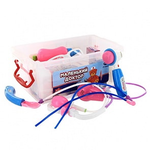 Набор доктора в чемодане, 26 предметов, серия «Маленький доктор» (Abtoys, PT-00338)