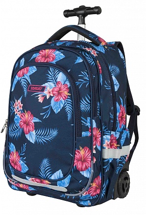 Рюкзак-тележка – Floral, синий 